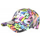 Casquette NY Violette et Verte Print City Streetwear Baseball CASQUETTES Hip Hop Honour