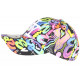 Casquette NY Violette et Verte Print City Streetwear Baseball CASQUETTES Hip Hop Honour