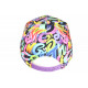 Casquette NY Violette et Verte Print City Streetwear Baseball CASQUETTES Hip Hop Honour