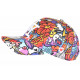 Casquette NY Orange et Violette Print Cartoons Vintage Baseball ANCIENNES COLLECTIONS divers