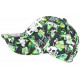 Casquette NY Tête de Mort Verte Print Cartoon Baseball Skull CASQUETTES Hip Hop Honour