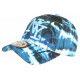 Casquette NY Bleue et Blanche Palmier Tropical Sunrise Baseball CASQUETTES Hip Hop Honour