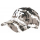 Casquette NY Grise et Blanche Palmier Tropical Sunrise Baseball CASQUETTES Hip Hop Honour