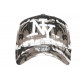 Casquette NY Grise et Blanche Palmier Tropical Sunrise Baseball CASQUETTES Hip Hop Honour