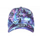 Casquette NY Violette et Bleue Tigre Fashion Baseball Wild CASQUETTES Hip Hop Honour