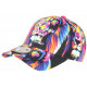 Casquette Enfant Lion Jaune et Bleue Originale NY Baseball Wild 7 a 12 ans Casquette Enfant Hip Hop Honour