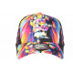 Casquette Enfant Lion Jaune et Bleue Originale NY Baseball Wild 7 a 12 ans Casquette Enfant Hip Hop Honour