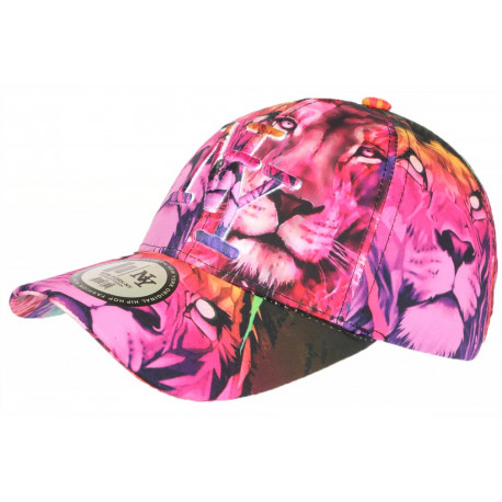 Casquette NY Lion Rose Design Original Tendance Baseball Wild CASQUETTES Hip Hop Honour