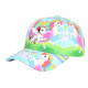 Casquette Enfant Licorne Bleue et Rose Fashion Liny de 6 à 11 ans Casquette Enfant Hip Hop Honour