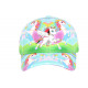 Casquette Enfant Licorne Bleue et Rose Fashion Liny de 6 à 11 ans Casquette Enfant Hip Hop Honour