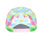 Casquette Enfant Licorne Bleue et Rose Fashion Liny de 6 à 11 ans Casquette Enfant Hip Hop Honour