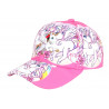Casquette Enfant Licorne Rose et Blanche Originale Elfy de 6 a 11 ans