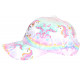 Casquette Enfant Licorne Rose et Verte Fantaisie Celly de 6 à 11 ans Casquette Enfant Hip Hop Honour