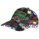 Casquette El Patron Verte et Rose King Strass Colombia Baseball CASQUETTES SKR