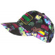 Casquette El Patron Verte et Rose King Strass Colombia Baseball CASQUETTES SKR