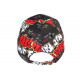 Casquette El Patron Rouge et Noire Print Streetwear Colombia Baseball CASQUETTES SKR