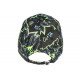 Casquette El Patron Jaune Fluo et Bleue Strass Streetwear Colombia CASQUETTES SKR