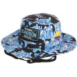 Grand Bob El Patron Bleu et Noir Strass Streetwear Colombia ANCIENNES COLLECTIONS divers