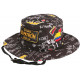 Grand Bob El Patron Noir et Doré Strass Streetwear Colombia BOB SKR