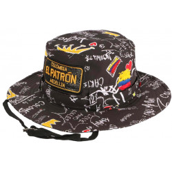 Grand Bob El Patron Noir et Doré Strass Streetwear Colombia BOB SKR