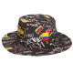 Grand Bob El Patron Noir et Doré Strass Streetwear Colombia BOB SKR