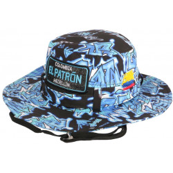 Grand Bob El Patron Bleu et Noir Strass Streetwear Colombia BOB SKR