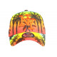 Casquette NY Orange et Bleue Fashion Tropical Sunrise Baseball CASQUETTES Hip Hop Honour