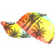 Casquette NY Orange et Bleue Fashion Tropical Sunrise Baseball CASQUETTES Hip Hop Honour