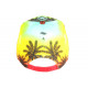 Casquette NY Orange et Bleue Fashion Tropical Sunrise Baseball CASQUETTES Hip Hop Honour