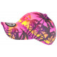 Casquette NY Rose et Jaune Fashion Tropical Sunrise Baseball CASQUETTES Hip Hop Honour