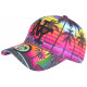 Casquette NY Violette et Orange Fashion Tropical Sunrise Baseball CASQUETTES Hip Hop Honour