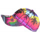 Casquette NY Violette et Orange Fashion Tropical Sunrise Baseball CASQUETTES Hip Hop Honour