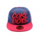 Snapback Coke Boys Bleu avec visière rouge ANCIENNES COLLECTIONS divers