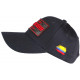 Casquette El Patron Bleu Marine et Rouge Strass Colombia Baseball CASQUETTES SKR