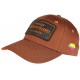 Casquette Plata o Plomo Marron et Orange Strass Colombia Baseball CASQUETTES SKR