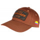 Casquette El Patron Marron et Orange Strass Colombia Baseball CASQUETTES SKR