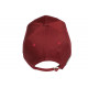 Casquette El Patron Rouge Bordeaux et Doree Strass Baseball CASQUETTES SKR