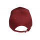 Casquette Plata o Plomo Rouge Bordeaux et Doree Strass Baseball CASQUETTES SKR