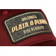 Casquette Plata o Plomo Rouge Bordeaux et Doree Strass Baseball CASQUETTES SKR