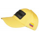 Casquette El Patron Jaune et Noire Strass Colombia Baseball CASQUETTES SKR