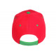 Casquette Maroc Verte et Rouge Drapeau Marocain Baseball CASQUETTES Nyls Création