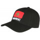 Casquette Maroc Noire et Rouge Drapeau Marocain Baseball CASQUETTES Nyls Création