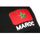 Casquette Maroc Noire et Rouge Drapeau Marocain Baseball CASQUETTES Nyls Création