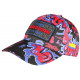 Casquette Plata o Plomo Rouge et Bleue Glitter Colombia Baseball CASQUETTES SKR