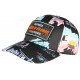 Casquette Plata o Plomo Orange et Bleue Glitter Colombia Baseball CASQUETTES SKR