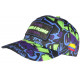 Casquette Plata o Plomo Vert Fluo et Bleue Glitter Colombia Baseball CASQUETTES SKR