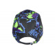 Casquette Plata o Plomo Vert Fluo et Bleue Glitter Colombia Baseball CASQUETTES SKR