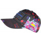 Casquette Plata o Plomo Bleue et Rose Glitter Colombia Baseball CASQUETTES SKR