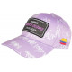 Casquette Plata o Plomo Violette et Blanche Strass Streetwear Colombia Baseball CASQUETTES SKR