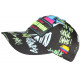 Casquette El Patron Jaune Fluo et Noire Streetwear Glitter Colombia CASQUETTES SKR